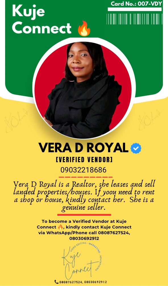 Vera D Royal - Verified Vendor