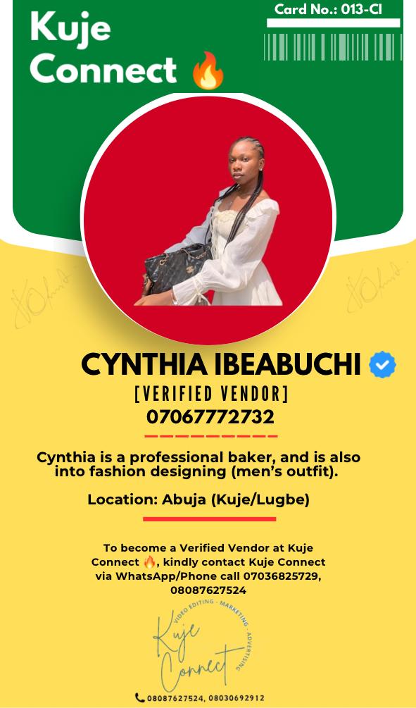 Cynthia Ibeabuchi - Verified Vendor